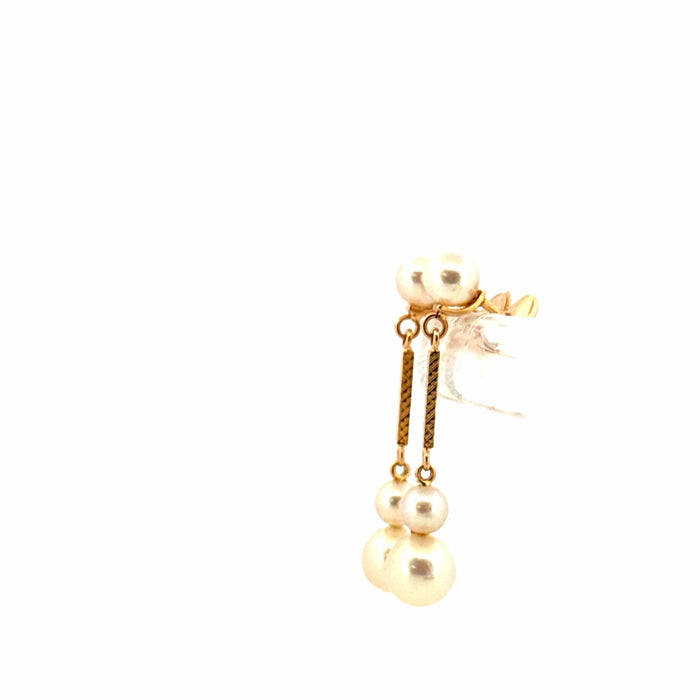 Boucles d'oreilles Boucles d'oreilles Or Jaune 18k & Perles 58 Facettes E1BO-GS31358