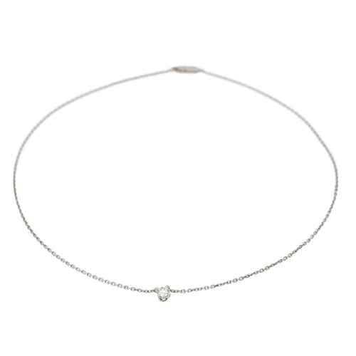 Bague Cartier Collier Solitaire 1895 Or blanc Diamant 58 Facettes 3844483RV