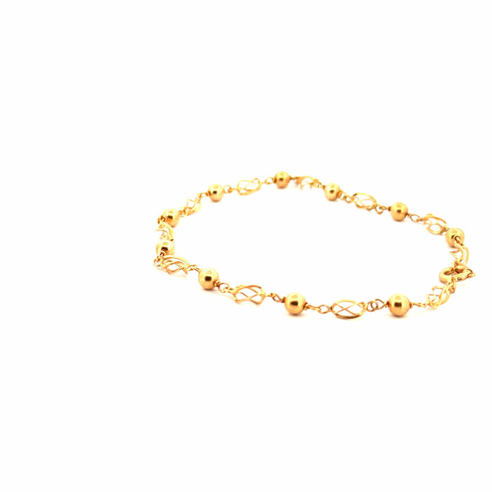 Bracelet Bracelet Perles Or Jaune 18k 58 Facettes 3-CO-BRA-GS31504