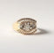 55 Bague or jaune diamants 58 Facettes