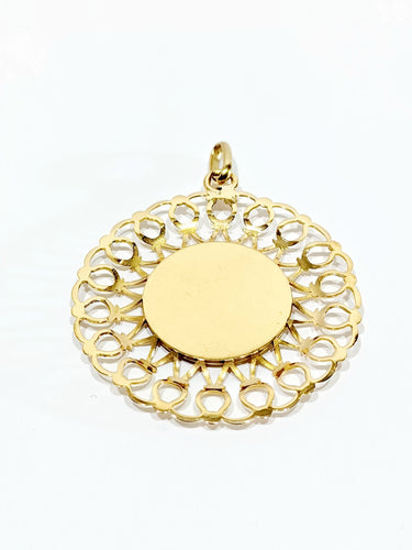 Medaglia della Vergine in oro