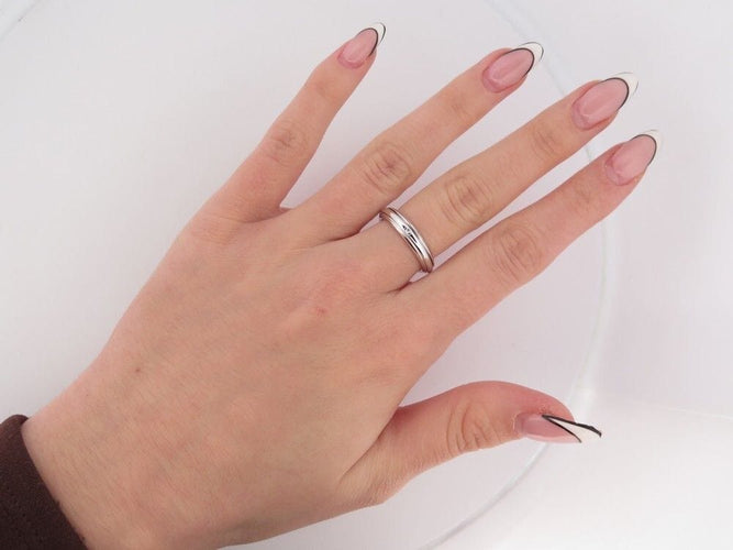 Bague 56 bague PIAGET possession or blanc et diamant 58 Facettes 260028