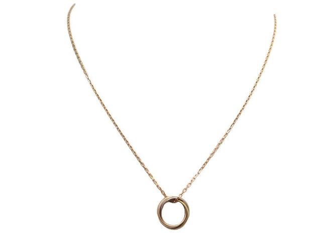 Collier collier CARTIER trinity mini pendentif 3 anneaux ors 18k 58 Facettes 269166