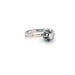 Bague 54 Solitaire Or Blanc Diamant 58 Facettes 3-GS33732