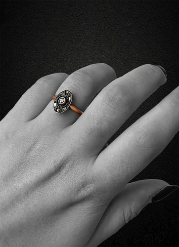 Bague Anello in Oro, Periodo Jugendstil 58 Facettes