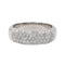 Bague 54 Bague Bandeau Or blanc Diamant 58 Facettes 3440604CN