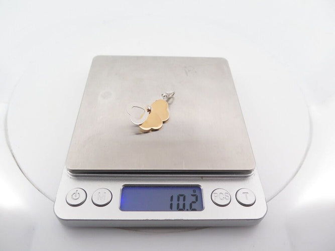 Pendentif pendentif CARTIER charm trefles coeurs or jaune blanc diamant 58 Facettes 264290