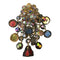 Broche Broche Line Vautrin En Bronze Doré, Talosel Et Perles De Verre 58 Facettes
