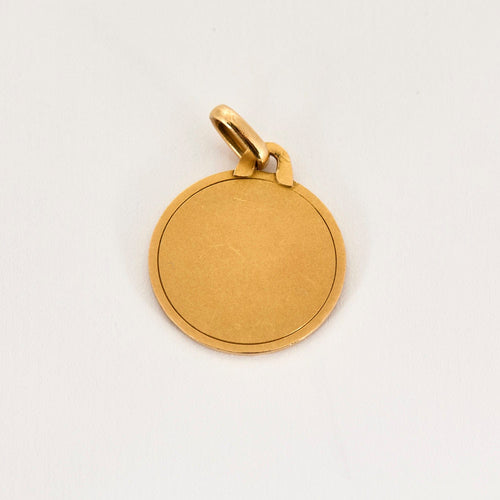 Pendentif Médaille Saint Christophe en or jaune 58 Facettes MON0857