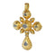 Pendentif Élégance antique : le pendentif croix en diamant des années 1800 58 Facettes 24074-0179