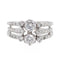 Bague 53 Bague Or blanc Diamant 58 Facettes 3083842CN