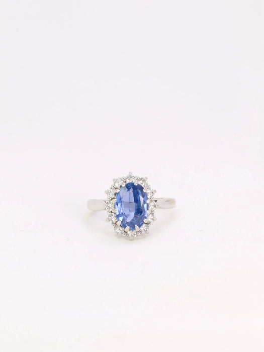 Vintage sapphire daisy ring