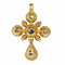Pendentif Élégance antique : le pendentif croix en diamant des années 1800 58 Facettes 24074-0179