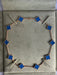 Collier Rare Van Cleef & Arpels Blue Agate Necklace 10 Motif Vintage Alhambra 18k Yellow Gold Estate Box + COA 58 Facettes G13642