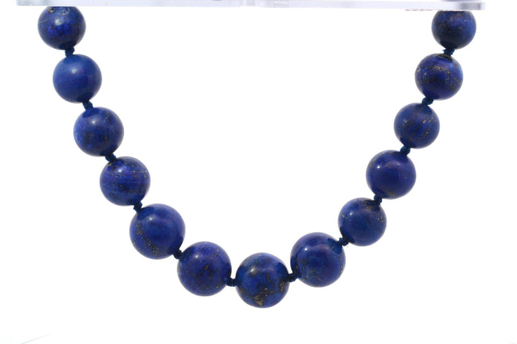 Collier Collier de perles de lapis-lazuli 58 Facettes 26998
