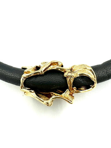 Collier GILBERT ALBERT. Collier or jaune 18K et diamant 58 Facettes