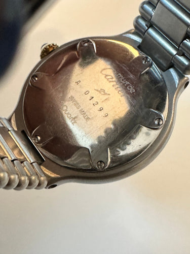 CARTIER - Ceas Montre Must 21 vintage – oțel & placat cu aur 58 Facettes LV114