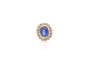 Bague 53 Bague vintage saphir de 3,40cts et diamants 58 Facettes 26609-26691