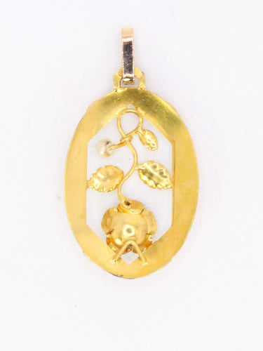 Pendentif Pendentif Art Nouveau or jaune perle 58 Facettes 1099.27