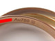 Bague 69 bague CARTIER trinity pm 3 ors or jaune gris rose 58 Facettes 262045