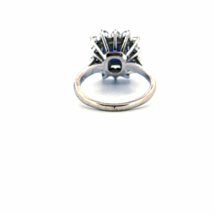 Bague 51 Bague Pompadour Platine Tanzanite & Diamants 58 Facettes 80-GS31425