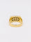 Bague 54.5 Bague chevalière or jaune diamants 0,4 ct 58 Facettes J373