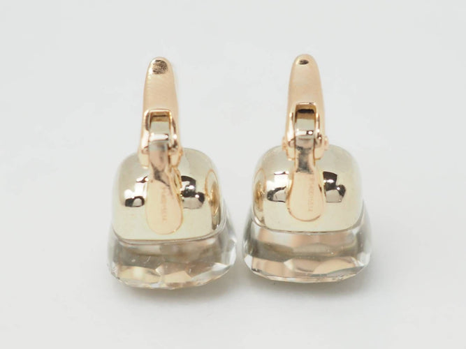 Boucles d'oreilles Boucles d'oreilles Pomellato en or rose et Topaze blanche 58 Facettes 33436