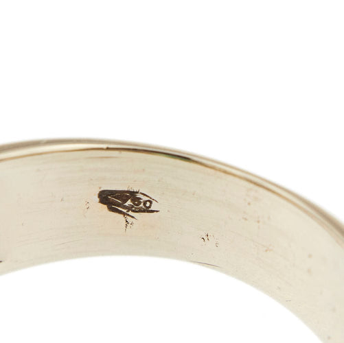 Bague 58 Bague ajourée émeraude et diamants 58 Facettes 36072