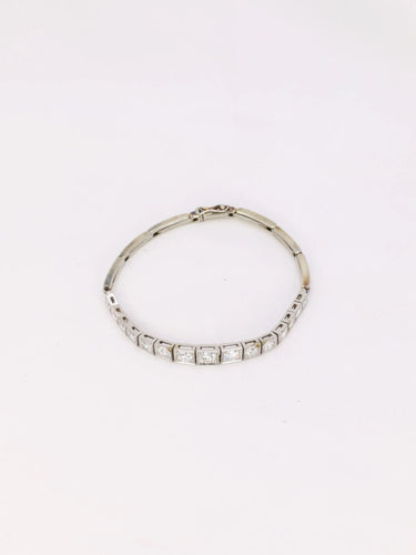 Bracelet vintage chute de diamants 2,5 ct 58 Facettes J437