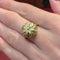 Bague 55.5 Bague Florale en Or Jaune 58 Facettes 32239