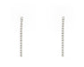 Boucles d'oreilles Orecchini tennis in oro bianco Ct 0,68 58 Facettes