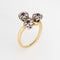 Bague 54 Bague Jabel en or jaune, diamants et rubis des années 60 58 Facettes G14039