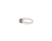 Bague Favero en or blanc avec rubis et diamants