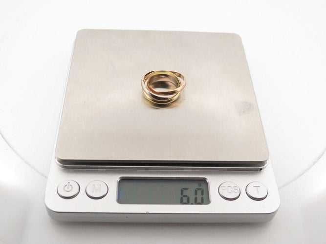 Bague 53 bague CARTIER trinity pm 3 ors 58 Facettes 258778