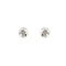 Boucles d'oreilles Boucles d'oreilles en or blanc avec point lumineux en diamant 58 Facettes 37342