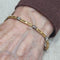 Bracelet Bracelet en or jaune et blanc 18k et diamants 58 Facettes P2