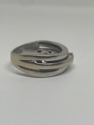 Bague Bague jonc 2 ors sertie d’un diamant de 0,2 carat 58 Facettes