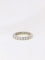 Bague 54 Alliance américaine or blanc diamants 1,38 ct 58 Facettes J65