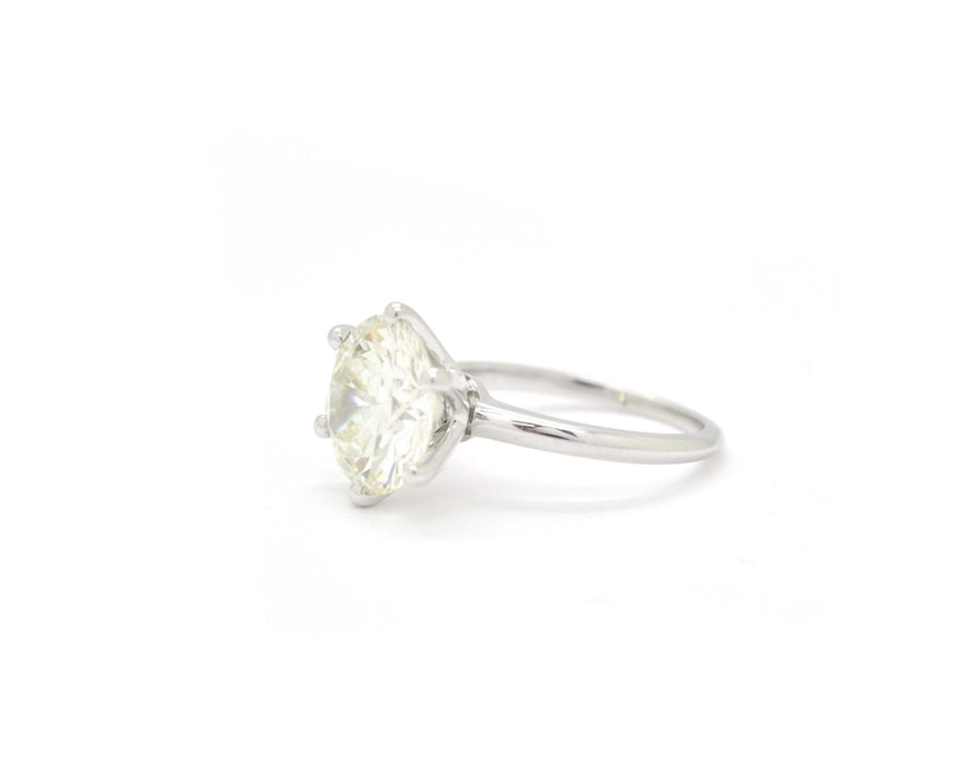 Bague Bague solitaire en or avec diamant de 6,05 carats 58 Facettes