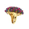 Bague 57 Bague avec rubis, saphirs et émeraudes 58 Facettes 34063