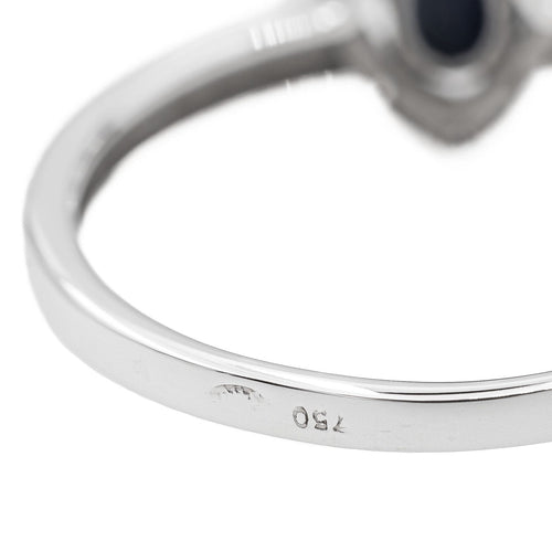 Bague 53.5 Bague Or blanc Saphir 58 Facettes 3029956CN