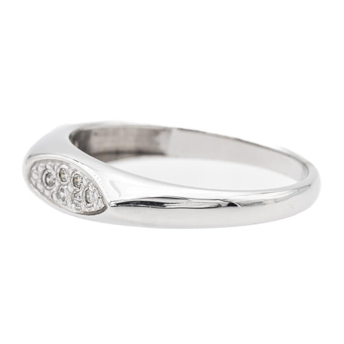 Bague 54 Bague Or blanc Diamant 58 Facettes 1752503CN