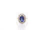 Bague 49 Bague saphir de 2,83cts et diamants 58 Facettes 27487