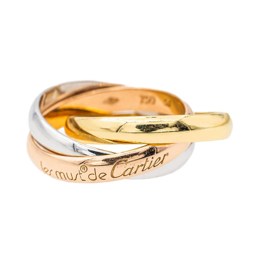 Bague 53 Cartier Bague Alliance Trinity Or rose 58 Facettes 2845454CN