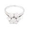 Bague 57 Bague marguerite or blanc, diamants. 58 Facettes 33973
