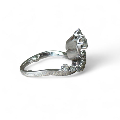 Bague 54 Bague serpentine diamants 58 Facettes 194