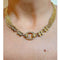 Collier multirangs en or jaune avec diamants taille brillant 58 Facettes G3659