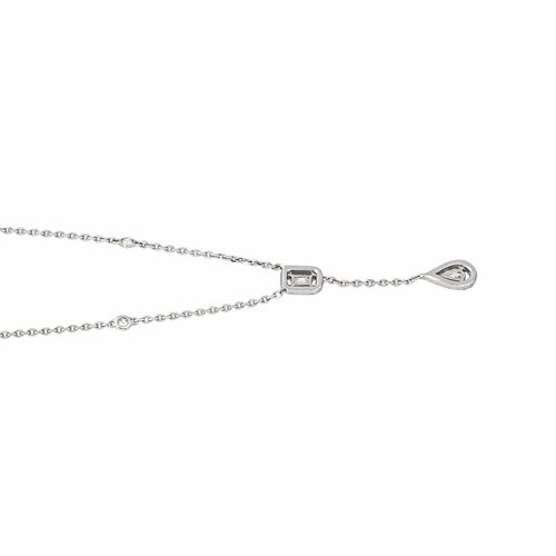 Collier Messika Collier My twin  Or blanc Diamant 58 Facettes 4600456RV
