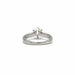 Bague 50 Solitaire or blanc 0,71 carat G SI2 58 Facettes 240250R