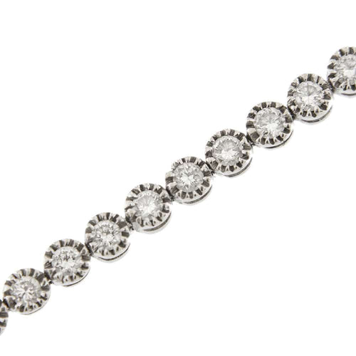 Bracelet Bracelet tennis avec diamants de 2,76 ct 58 Facettes 14758